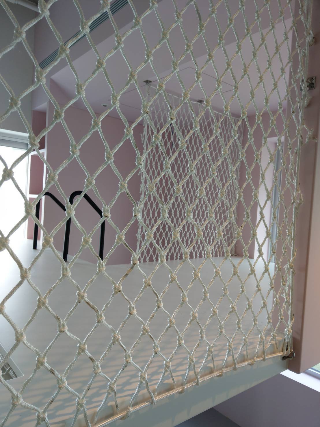兒童遊戲區防護網施工實景5